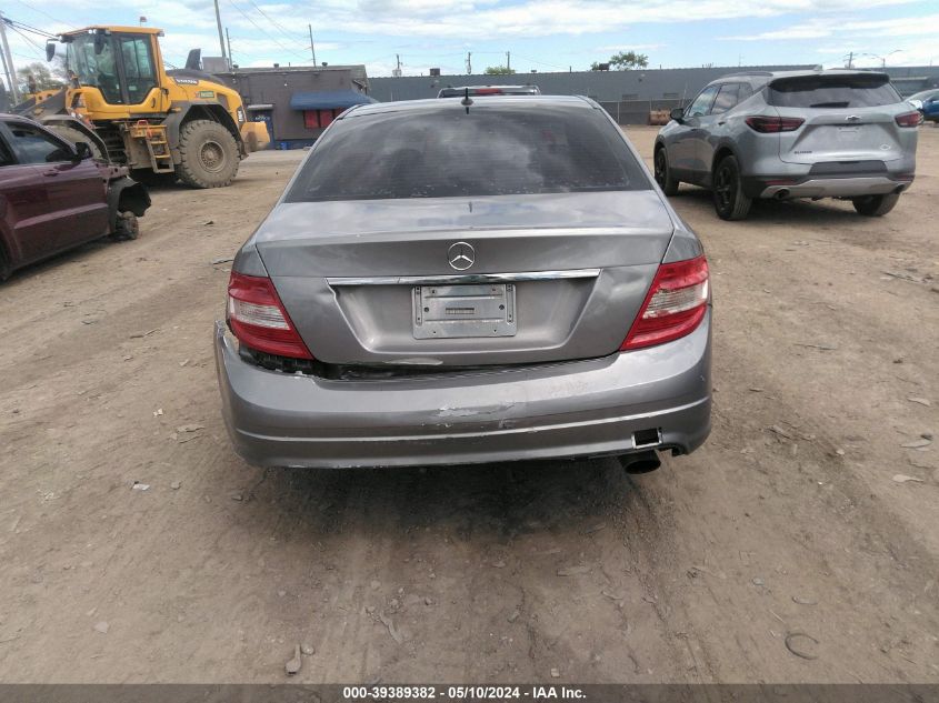 2011 Mercedes-Benz C 300 Luxury 4Matic/Sport 4Matic VIN: WDDGF8BB0BR139494 Lot: 39389382