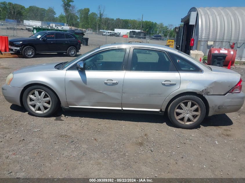 2007 Ford Five Hundred Limited VIN: 1FAHP25147G111458 Lot: 39389392