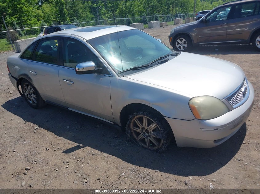 2007 Ford Five Hundred Limited VIN: 1FAHP25147G111458 Lot: 39389392