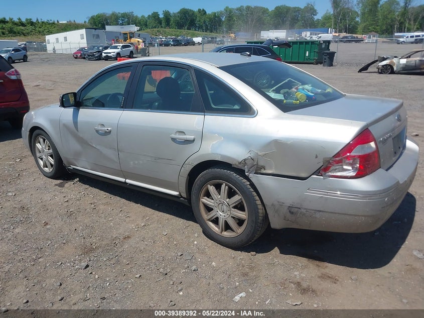 2007 Ford Five Hundred Limited VIN: 1FAHP25147G111458 Lot: 39389392