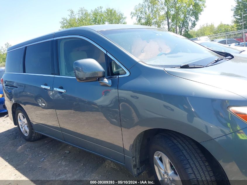 2012 Nissan Quest Sv VIN: JN8AE2KP8C9038737 Lot: 39389393