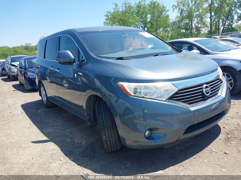 2012 Nissan Quest Sv VIN: JN8AE2KP8C9038737 Lot: 39389393