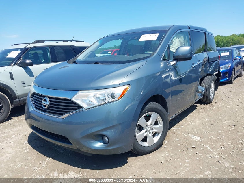2012 Nissan Quest Sv VIN: JN8AE2KP8C9038737 Lot: 39389393