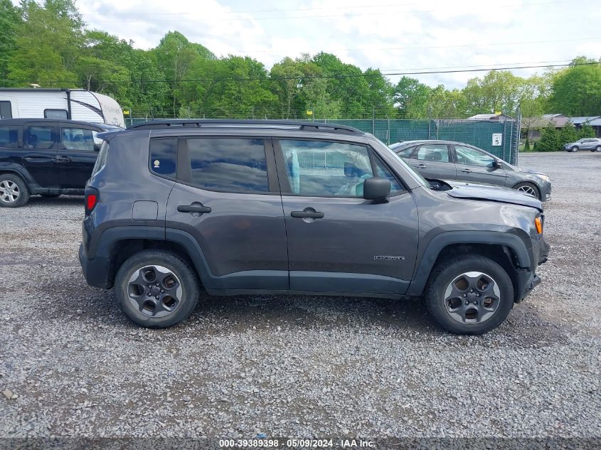 2018 Jeep Renegade Sport 4X4 VIN: ZACCJBAB0JPH68918 Lot: 39389398