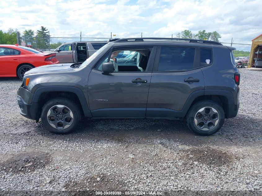 2018 Jeep Renegade Sport 4X4 VIN: ZACCJBAB0JPH68918 Lot: 39389398