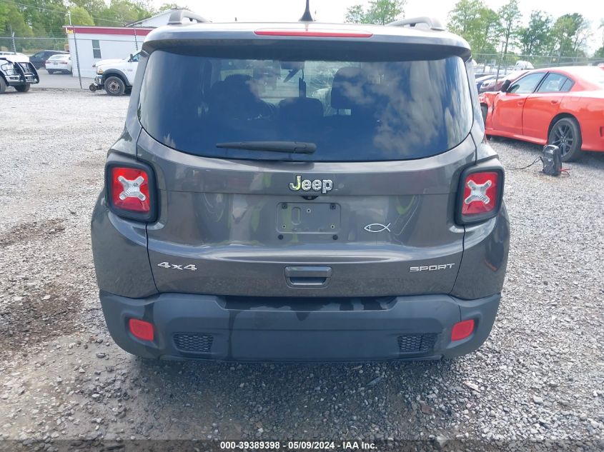 2018 Jeep Renegade Sport 4X4 VIN: ZACCJBAB0JPH68918 Lot: 39389398