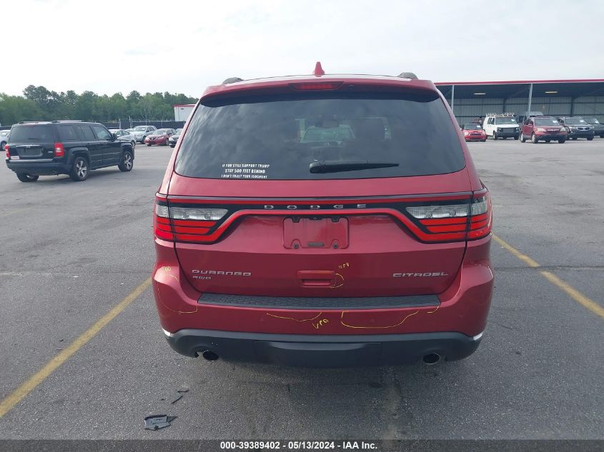 2014 Dodge Durango Citadel VIN: 1C4RDJEG5EC550937 Lot: 39389402