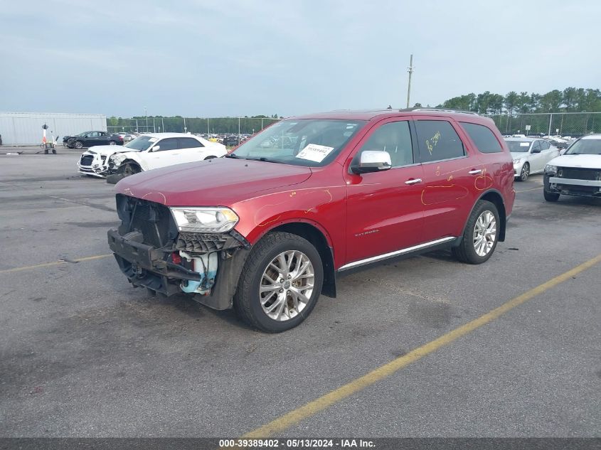 2014 Dodge Durango Citadel VIN: 1C4RDJEG5EC550937 Lot: 39389402