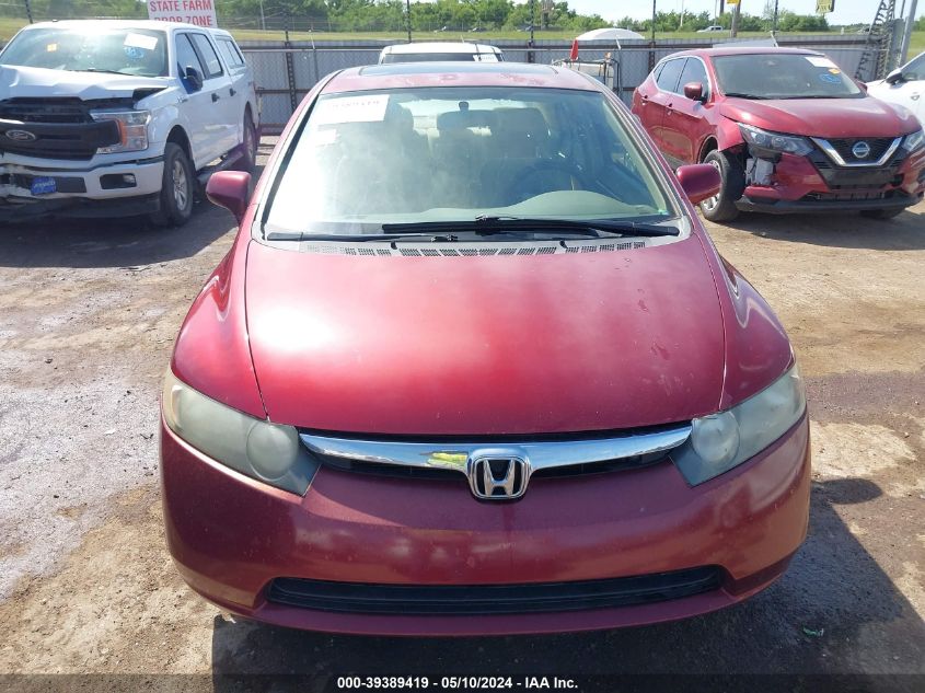 2008 Honda Civic Ex VIN: 1HGFA16838L053071 Lot: 39389419