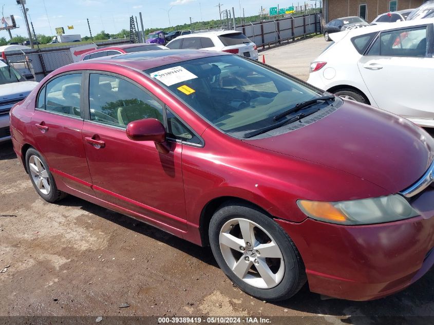 2008 Honda Civic Ex VIN: 1HGFA16838L053071 Lot: 39389419