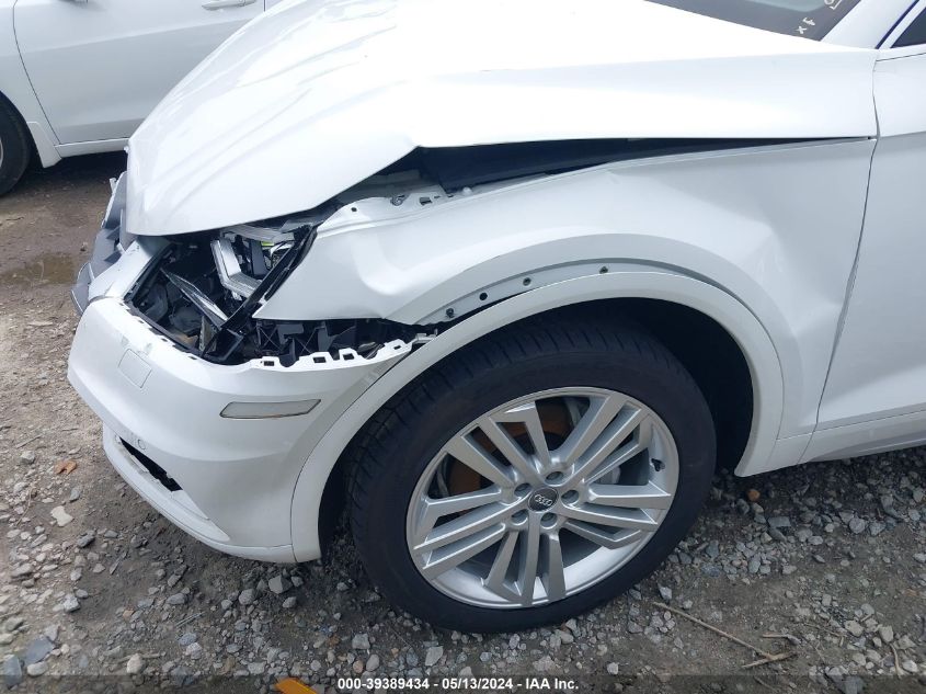 2018 Audi Q5 2.0T Premium/2.0T Tech Premium VIN: WA1BNAFY6J2107129 Lot: 39389434