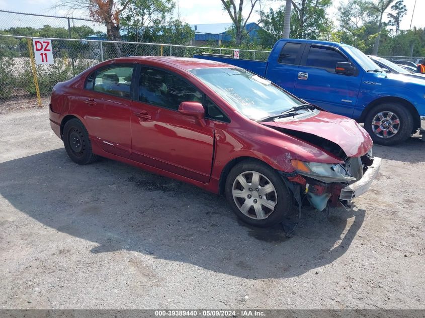 2007 Honda Civic Lx VIN: 1HGFA16507L106166 Lot: 39389440