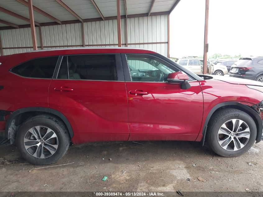 2023 Toyota Highlander Xle VIN: 5TDKDRAH3PS023379 Lot: 39389474