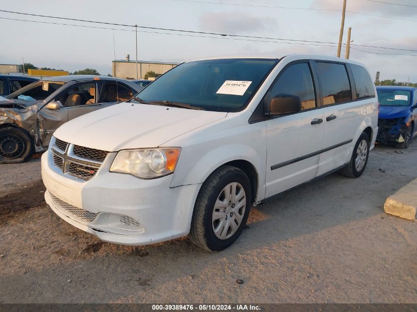 2014 Dodge Grand Caravan American Value Pkg VIN: 2C4RDGBG6ER276498 Lot: 39389476