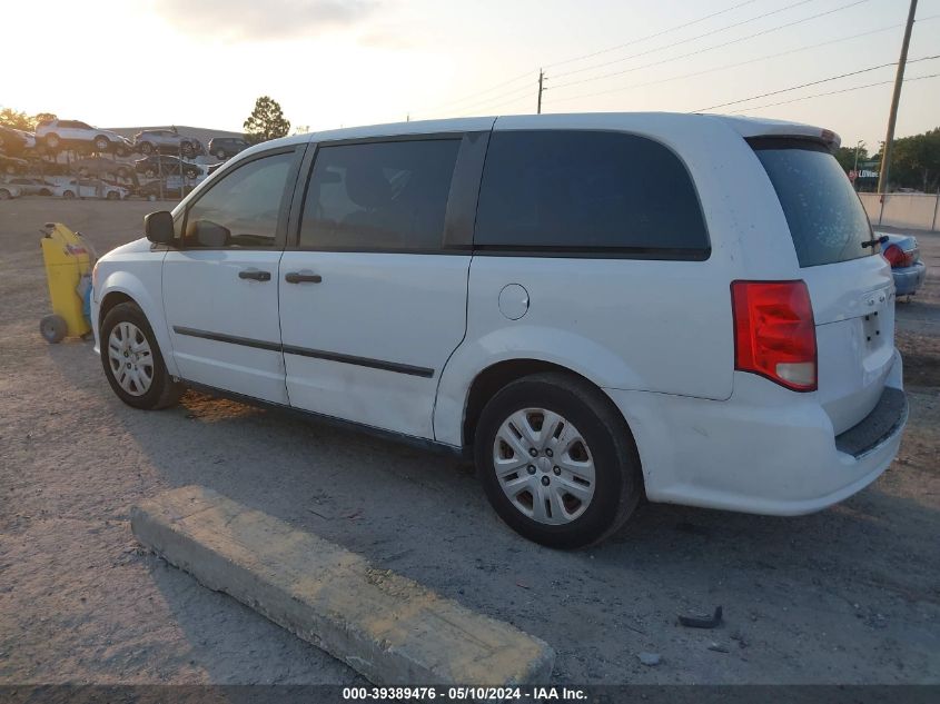 2014 Dodge Grand Caravan American Value Pkg VIN: 2C4RDGBG6ER276498 Lot: 39389476