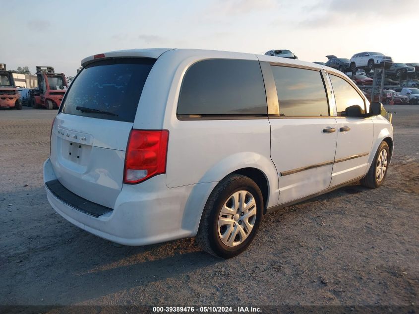 2014 Dodge Grand Caravan American Value Pkg VIN: 2C4RDGBG6ER276498 Lot: 39389476