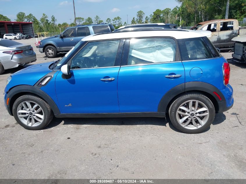 2013 Mini Countryman Cooper S VIN: WMWZC5C55DWP34121 Lot: 39389487