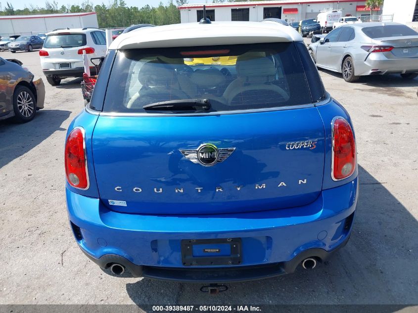 2013 Mini Countryman Cooper S VIN: WMWZC5C55DWP34121 Lot: 39389487