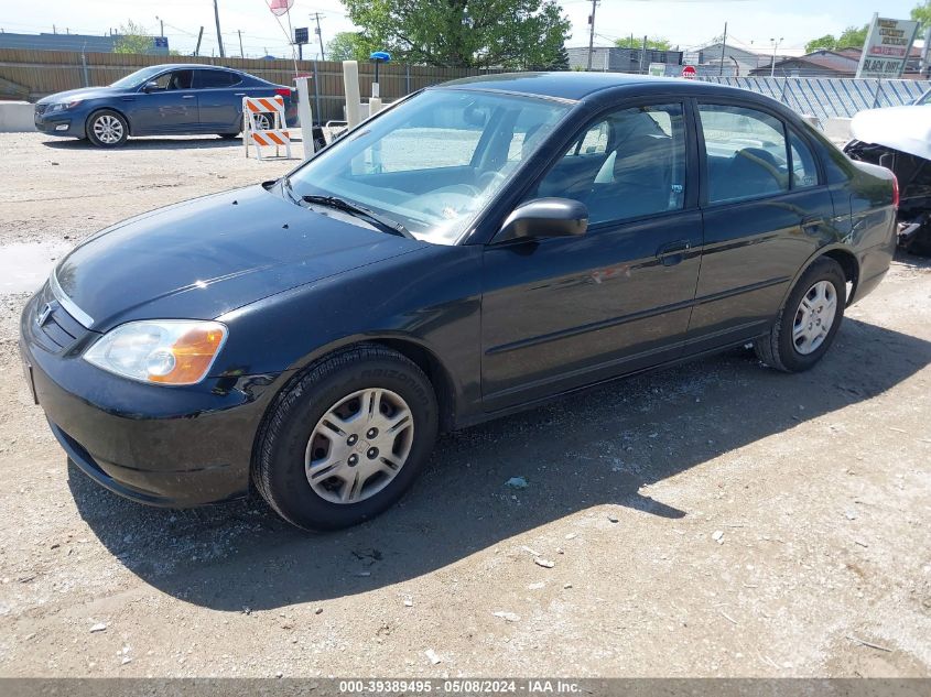 2002 Honda Civic Lx VIN: 1HGES16542L081984 Lot: 39389495