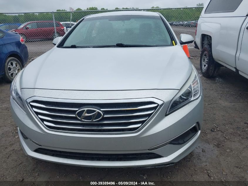 2016 Hyundai Sonata Se VIN: 5NPE24AF3GH420780 Lot: 39389496