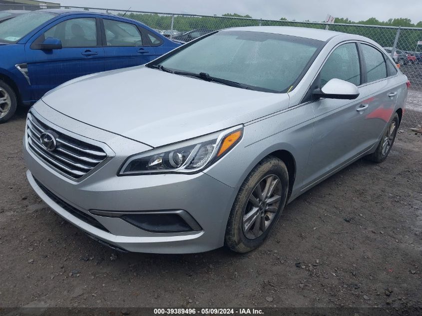 2016 Hyundai Sonata Se VIN: 5NPE24AF3GH420780 Lot: 39389496