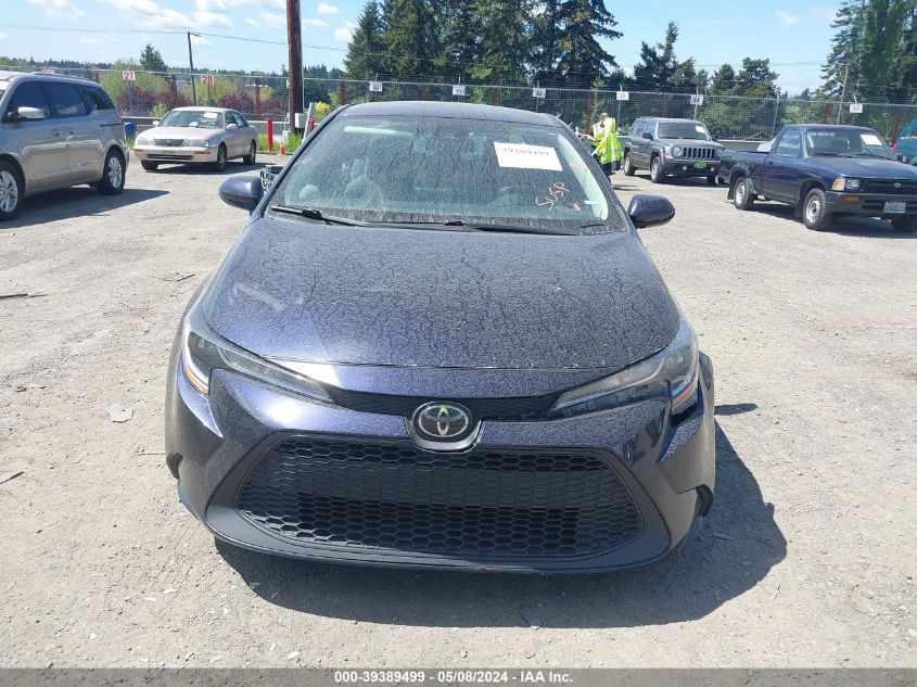 2021 Toyota Corolla Le VIN: 5YFEPMAE4MP257726 Lot: 39389499