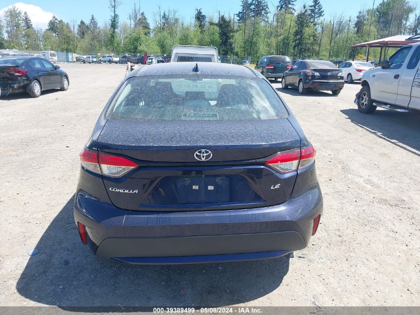 2021 Toyota Corolla Le VIN: 5YFEPMAE4MP257726 Lot: 39389499