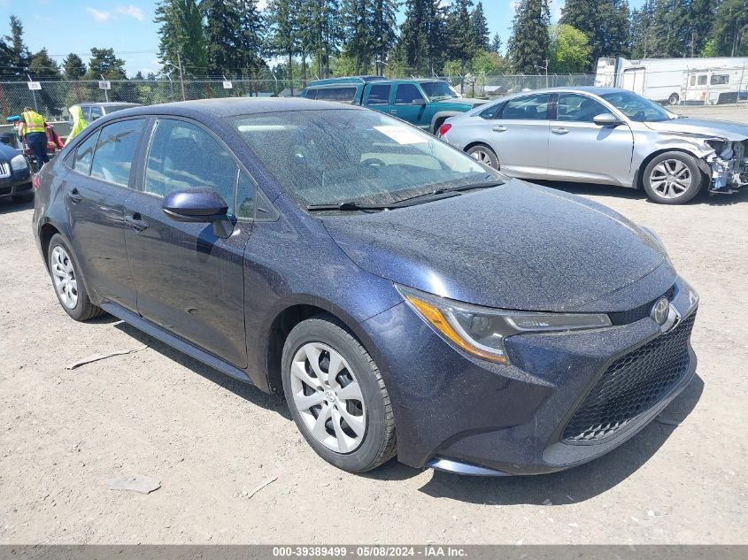 2021 Toyota Corolla Le VIN: 5YFEPMAE4MP257726 Lot: 39389499