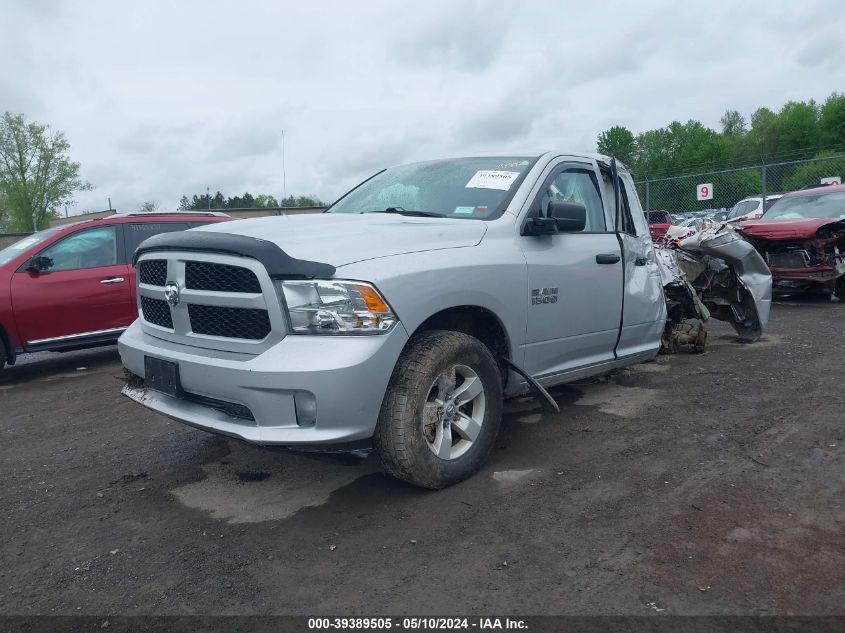 2018 Ram 1500 Express Quad Cab 4X4 6'4 Box VIN: 1C6RR7FG9JS209843 Lot: 39389505