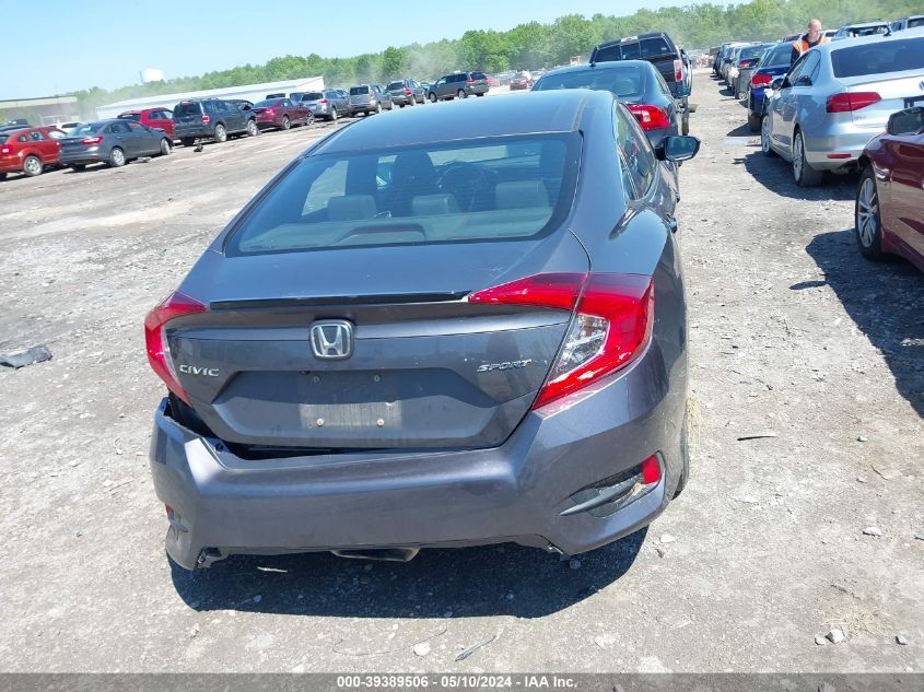 2019 Honda Civic Sport VIN: 2HGFC2F88KH591608 Lot: 39389506