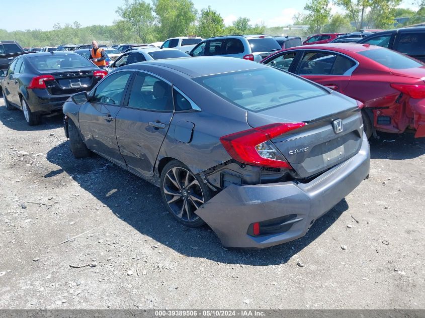 2019 Honda Civic Sport VIN: 2HGFC2F88KH591608 Lot: 39389506