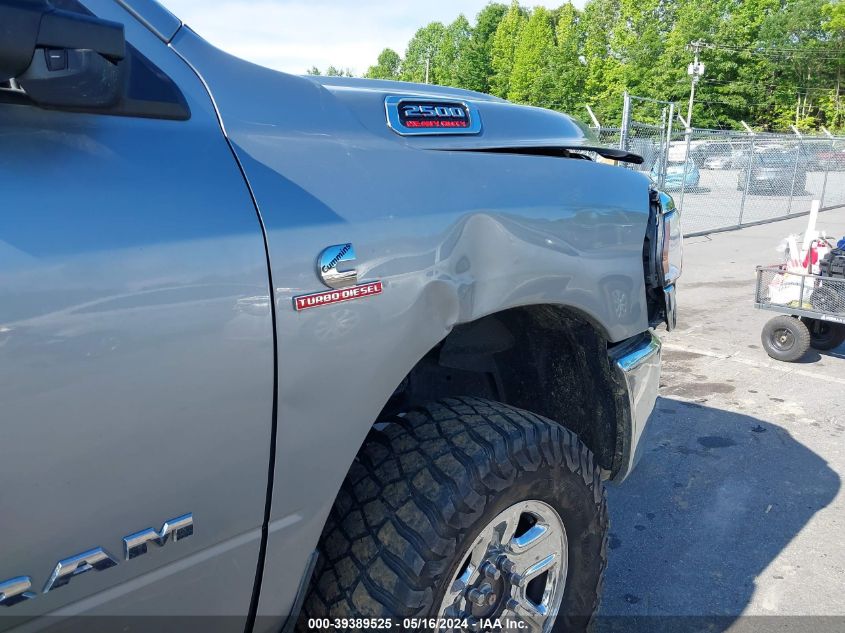 2022 Ram 2500 Tradesman 4X4 6'4 Box VIN: 3C6UR5CL6NG250931 Lot: 39389525