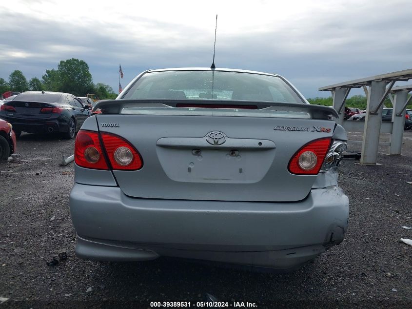 2005 Toyota Corolla Xrs VIN: 2T1BY32E45C550035 Lot: 39389531