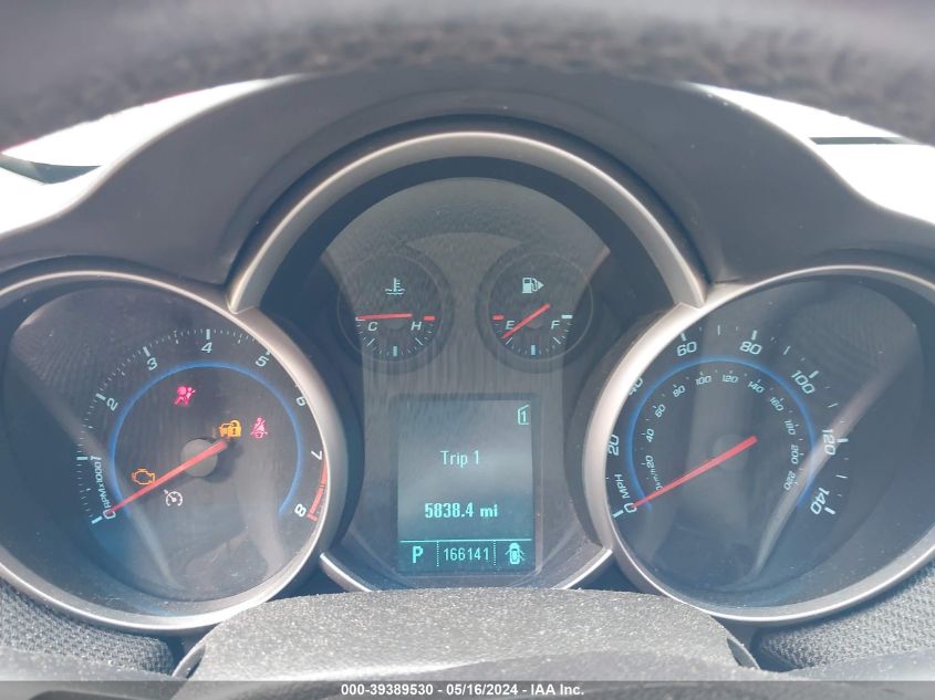 2011 Chevrolet Cruze Eco VIN: 1G1PJ5S92B7308634 Lot: 39389530