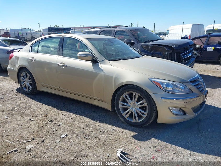 2012 Hyundai Genesis 3.8 VIN: KMHGC4DD1CU198025 Lot: 39389533