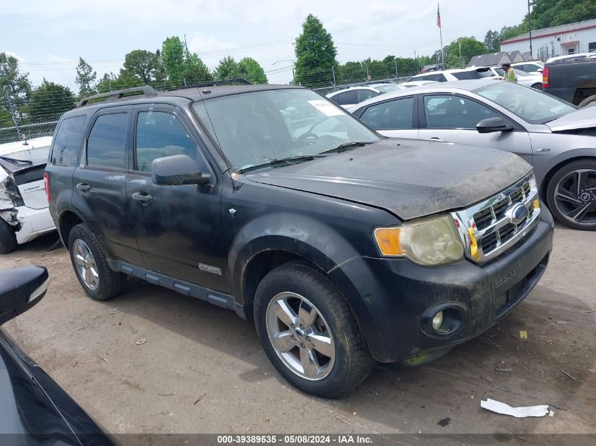 2008 Ford Escape Xlt VIN: 1FMCU93138KE37755 Lot: 39389535