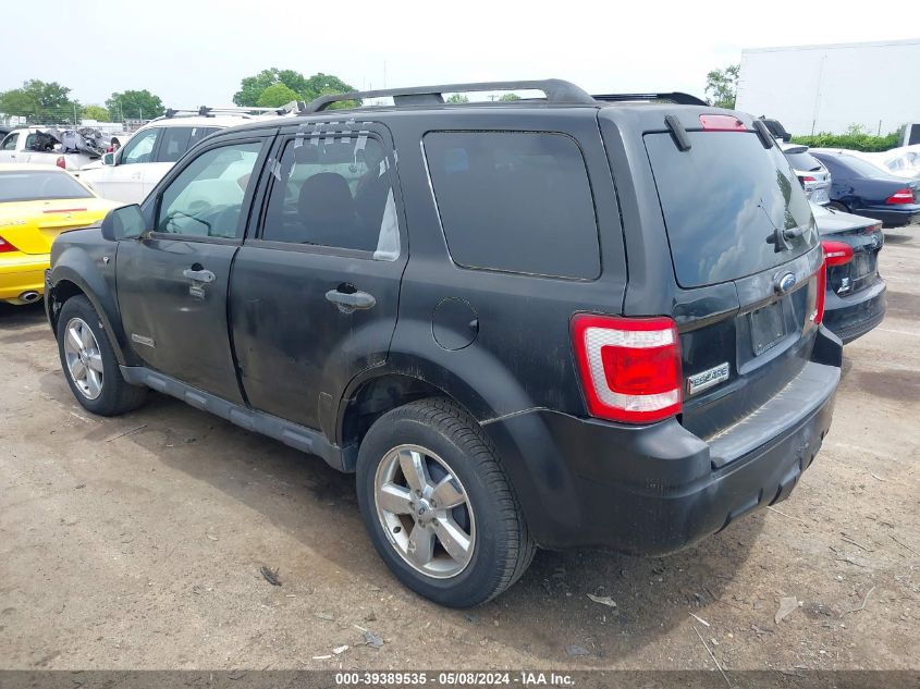 2008 Ford Escape Xlt VIN: 1FMCU93138KE37755 Lot: 39389535