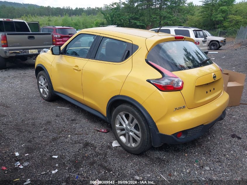 2016 Nissan Juke S VIN: JN8AF5MVXGT654250 Lot: 39389543