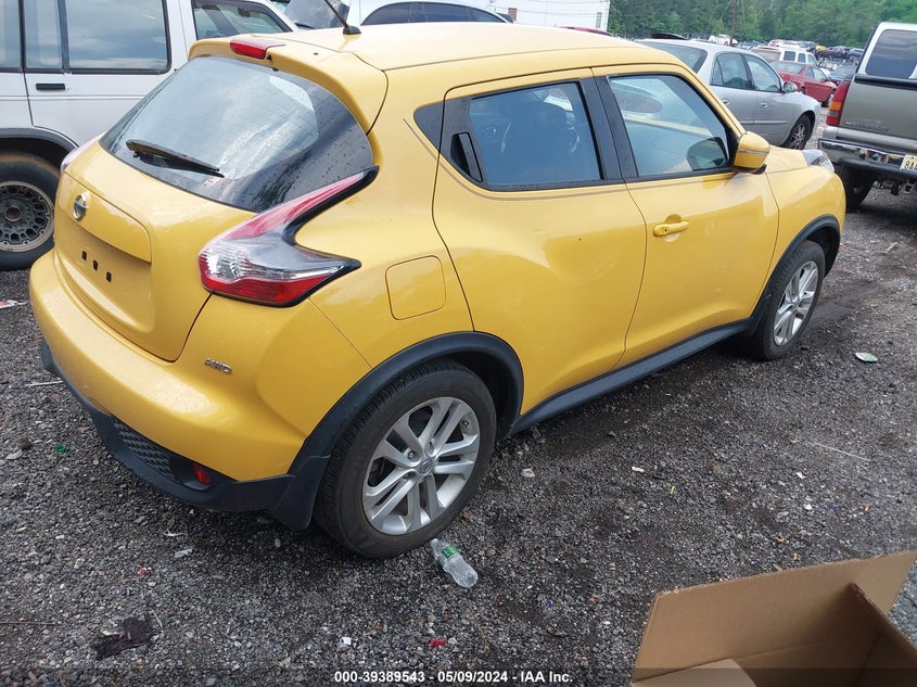 2016 Nissan Juke S VIN: JN8AF5MVXGT654250 Lot: 39389543