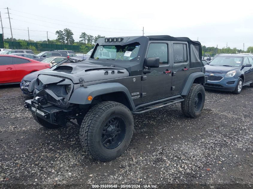 2017 Jeep Wrangler Unlimited Sport 4X4 VIN: 1C4BJWDG8HL632240 Lot: 39389545