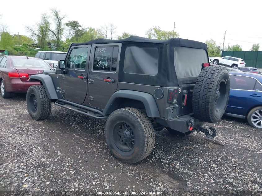 2017 Jeep Wrangler Unlimited Sport 4X4 VIN: 1C4BJWDG8HL632240 Lot: 39389545