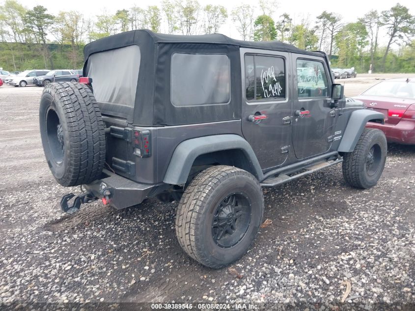 2017 Jeep Wrangler Unlimited Sport 4X4 VIN: 1C4BJWDG8HL632240 Lot: 39389545