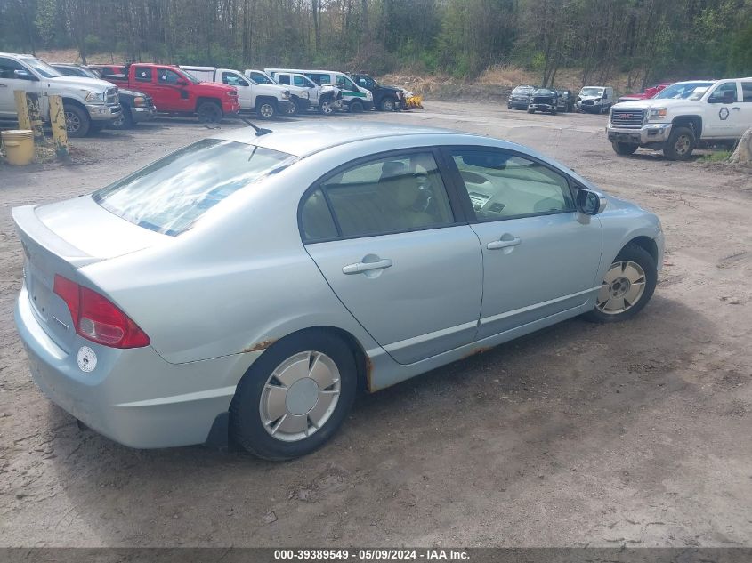 JHMFA36286S014824 | 2006 HONDA CIVIC HYBRID