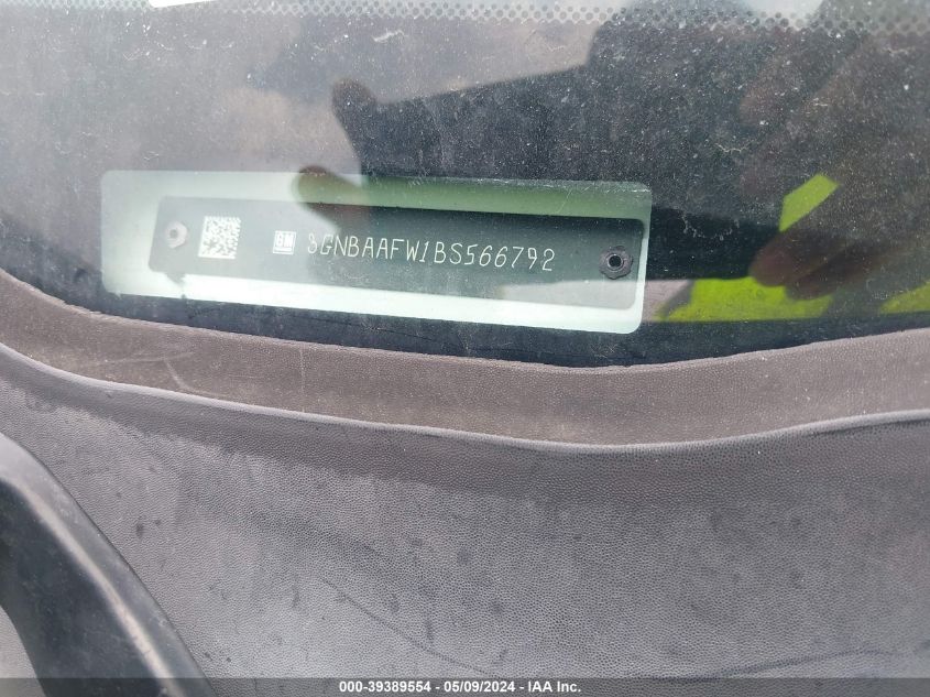 2011 Chevrolet Hhr Ls VIN: 3GNBAAFW1BS566792 Lot: 39389554