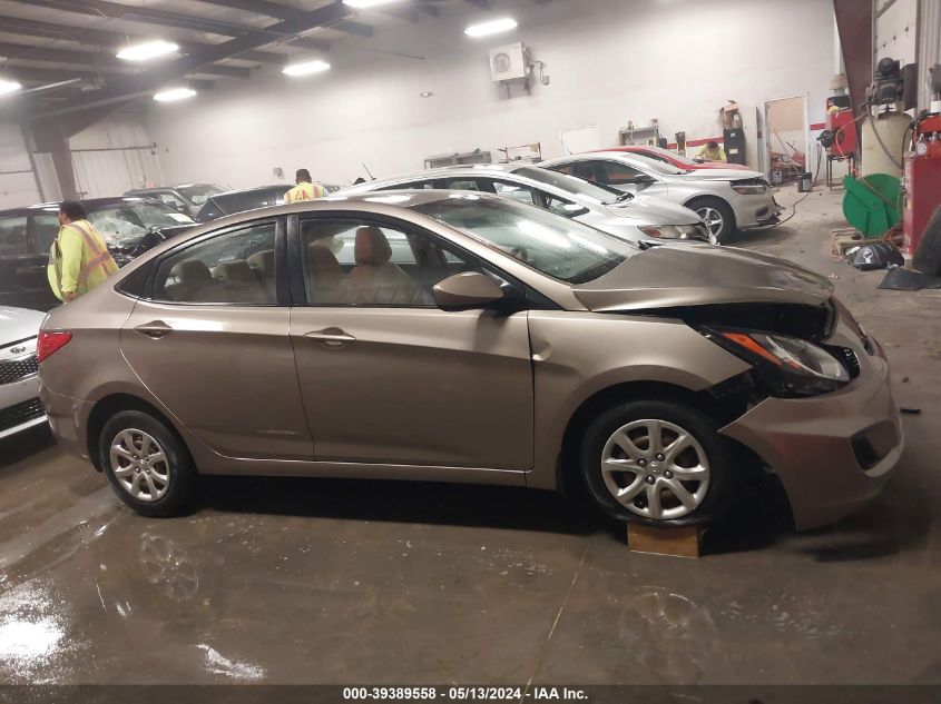 2013 Hyundai Accent Gls VIN: KMHCT4AE2DU402456 Lot: 39389558