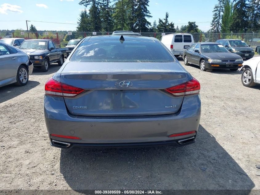 2015 Hyundai Genesis 3.8 VIN: KMHGN4JE3FU034433 Lot: 39389559