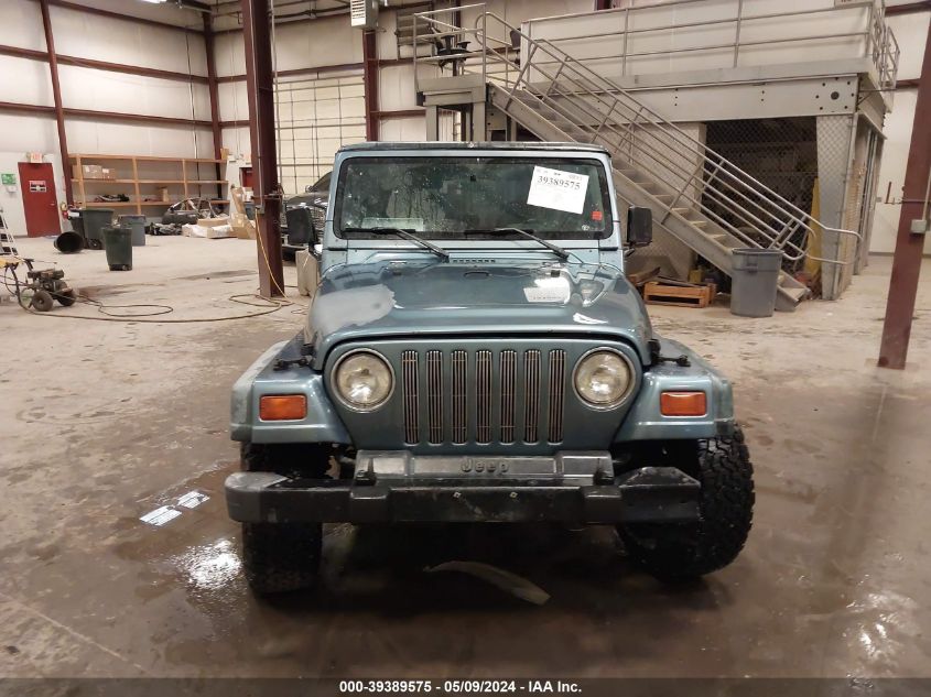 1998 Jeep Wrangler Se VIN: 1J4FY29P7WP782063 Lot: 39389575