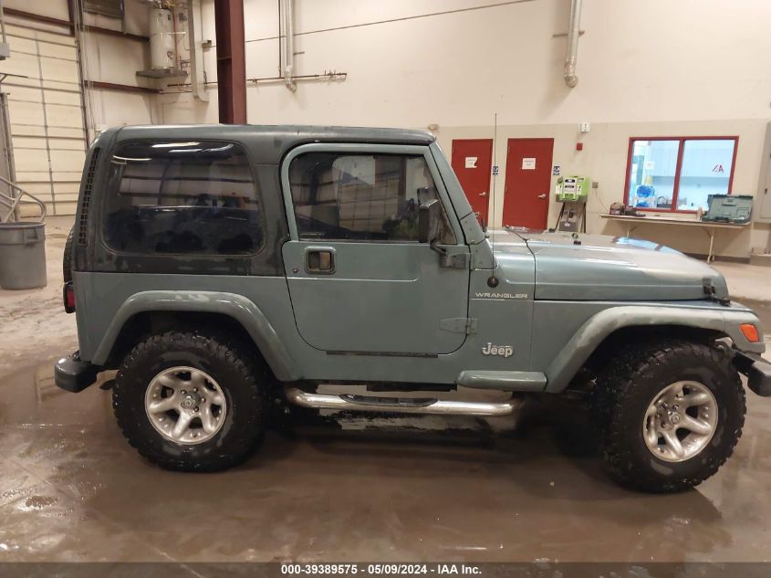 1998 Jeep Wrangler Se VIN: 1J4FY29P7WP782063 Lot: 39389575