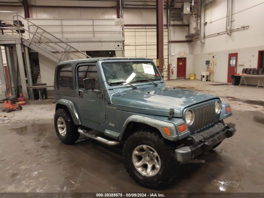 1998 Jeep Wrangler Se VIN: 1J4FY29P7WP782063 Lot: 39389575