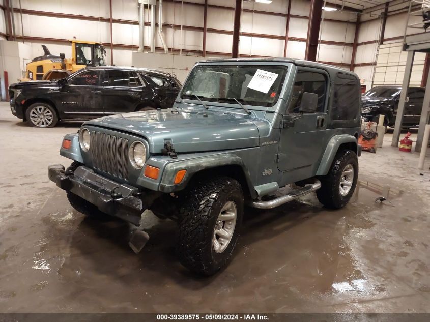 1998 Jeep Wrangler Se VIN: 1J4FY29P7WP782063 Lot: 39389575